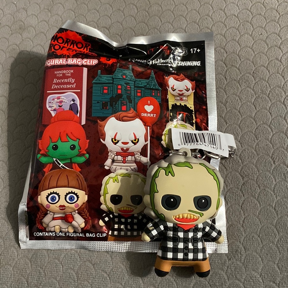 Beetlejuice Figural Bag Clip Keychain